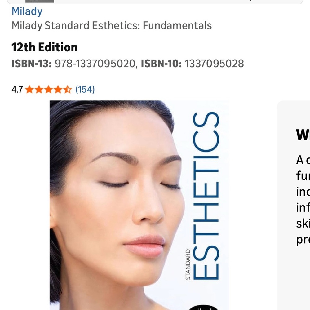 Milady Standard Esthetics 12th Edition Book